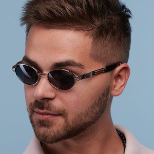 Oval vintage sunglasses by Lozza, Italy